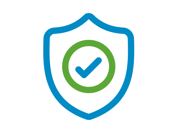 digitale-services-Vorteile-Datensicherheit Schutzschild als Icon