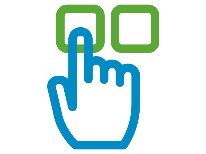 digitale-services-Vorteile-wann-und-wo Hand auf Tastatur als Icon