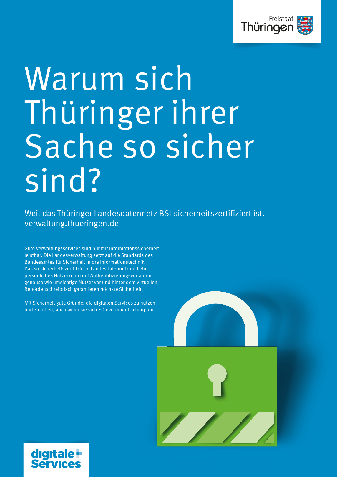 Aufschrift: Warum sich Thüringer ihrer Sache so sicher sind?