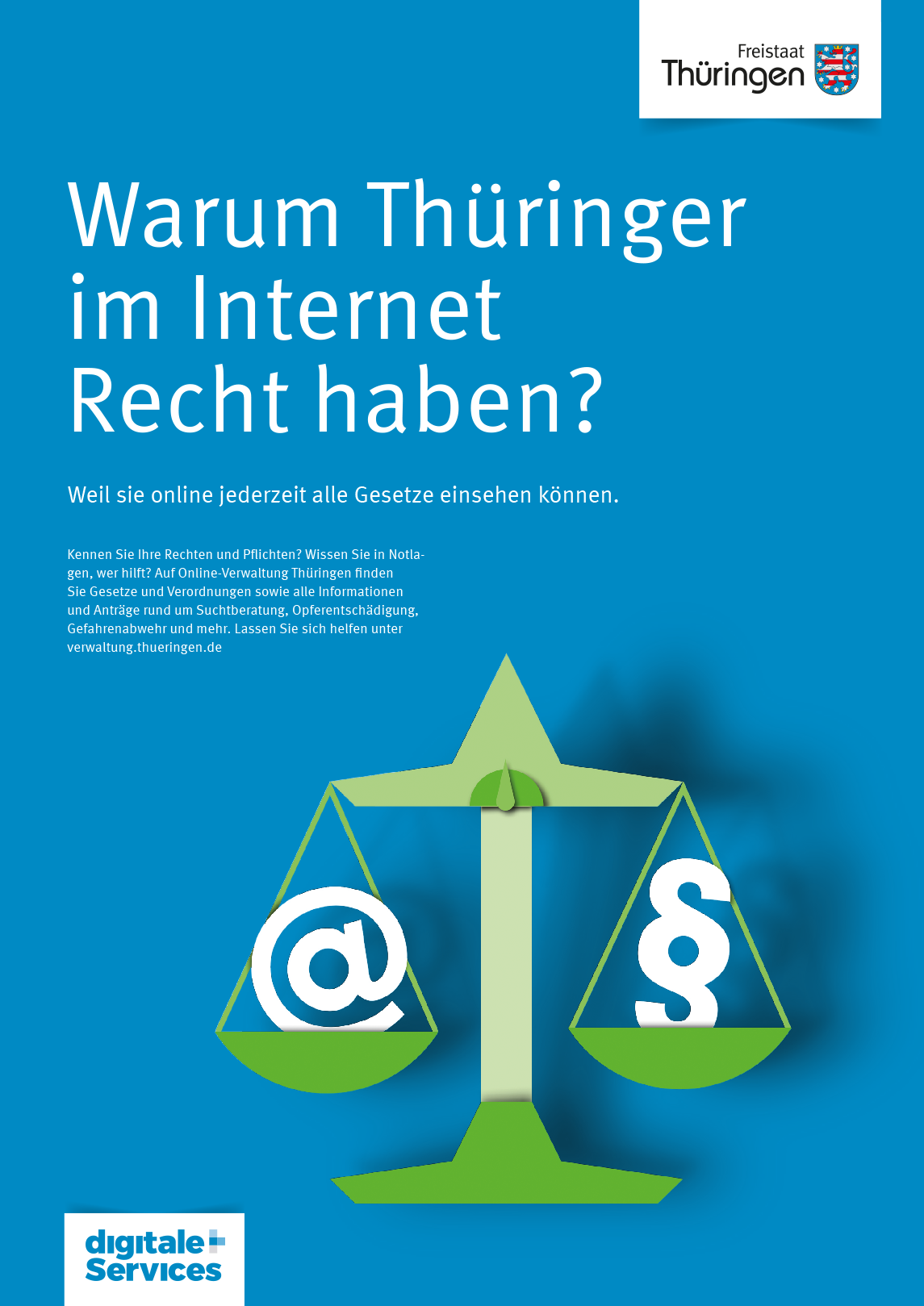 Aufschrift: Warum Thüringer im Internet Recht haben?